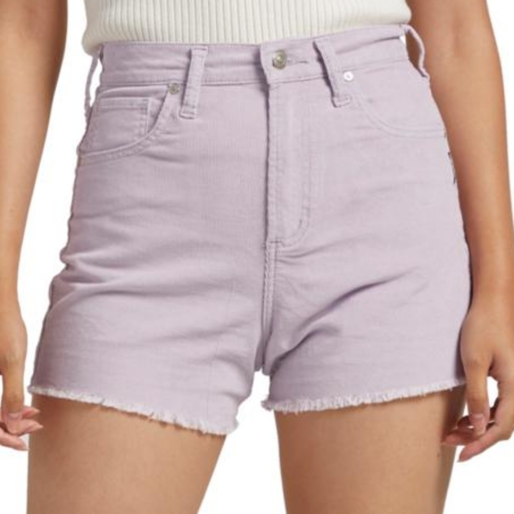 Silver Jeans Co. Highly Desirable High Rise Short Lavender Size 27/3 (wo…
